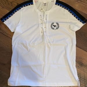 Pink short sleeved shirt